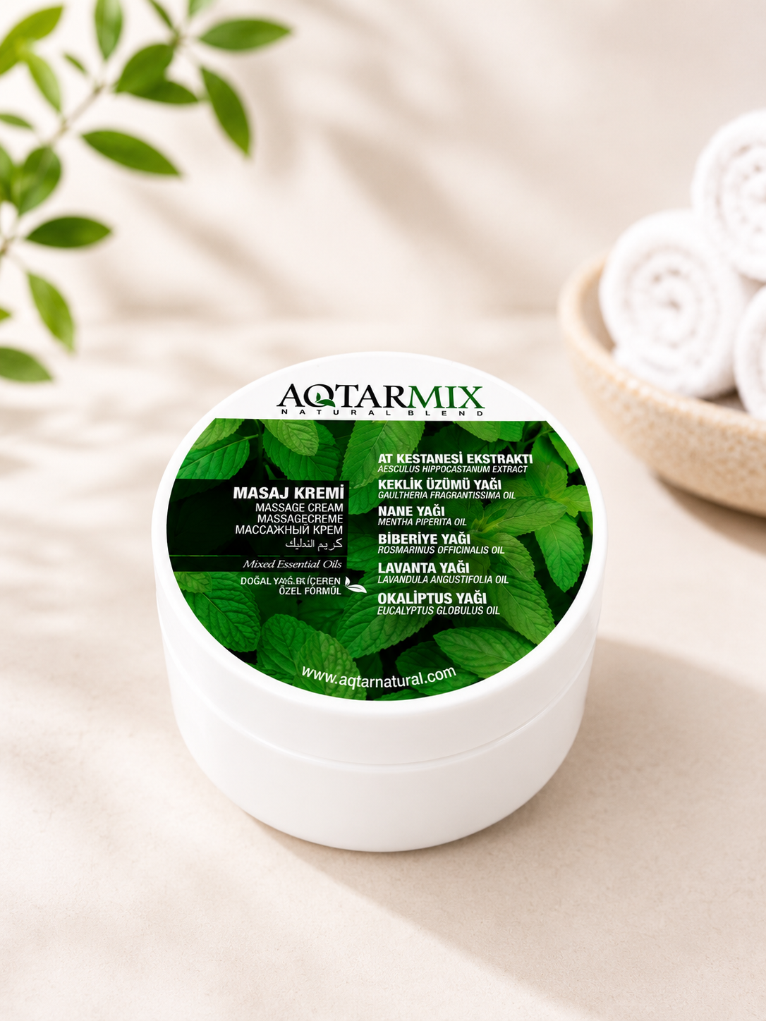 Aqtarmix Masaj Kremi 200 ML - Doğal Yağlar İçeren Özel Formül Aqtarmix Masaj Kremi 200 ML - Doğal Yağlar İçeren Özel Formül - Görsel 1